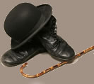 Hat, boots & cane