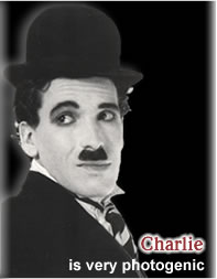 Charlie Chaplin Splitting Image